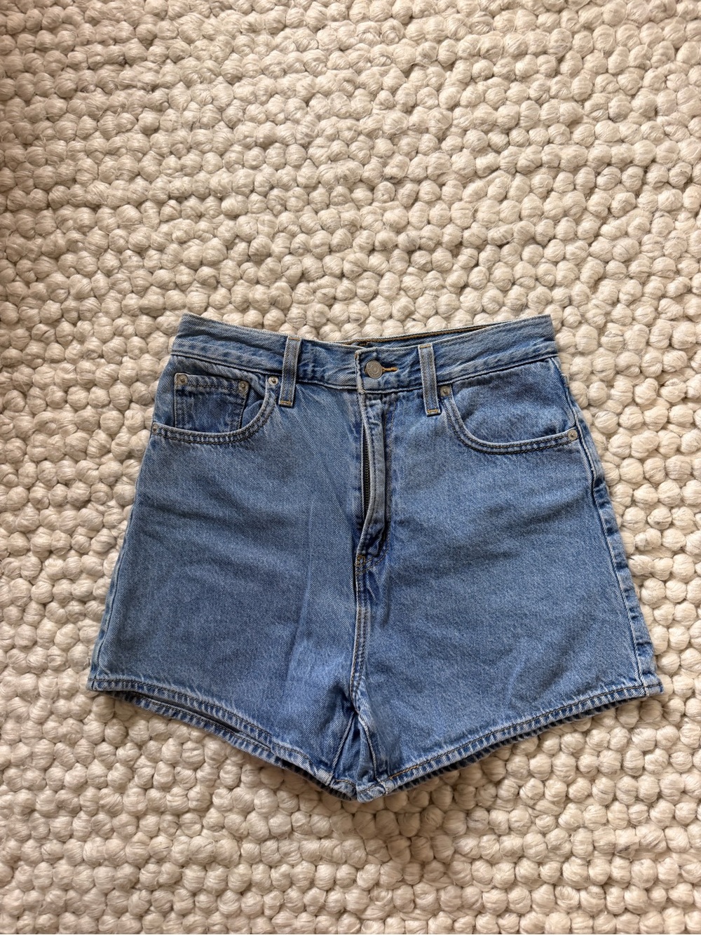 Levi’s High-Rise Blue Denim Short